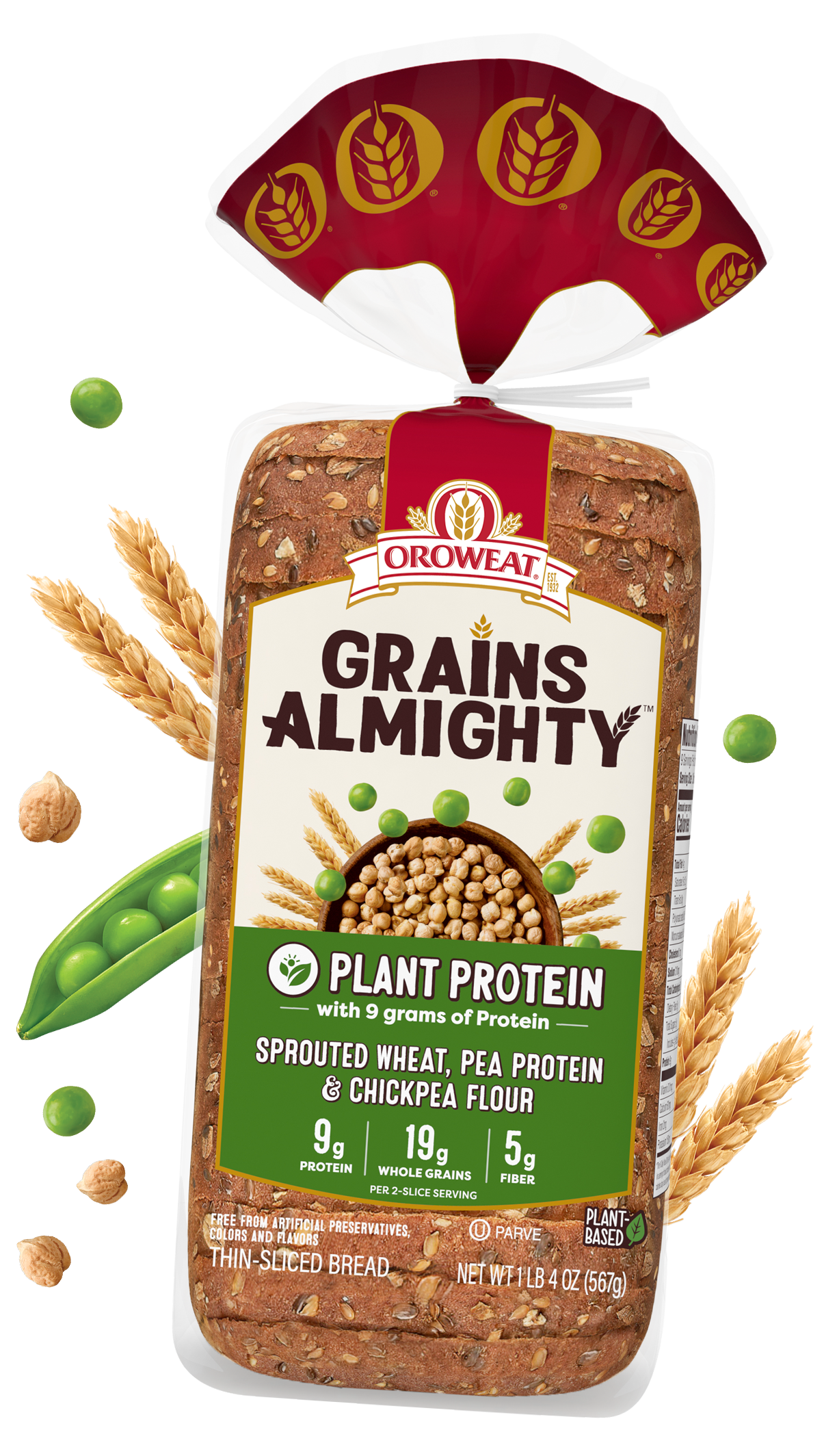 Oroweat plant protein 