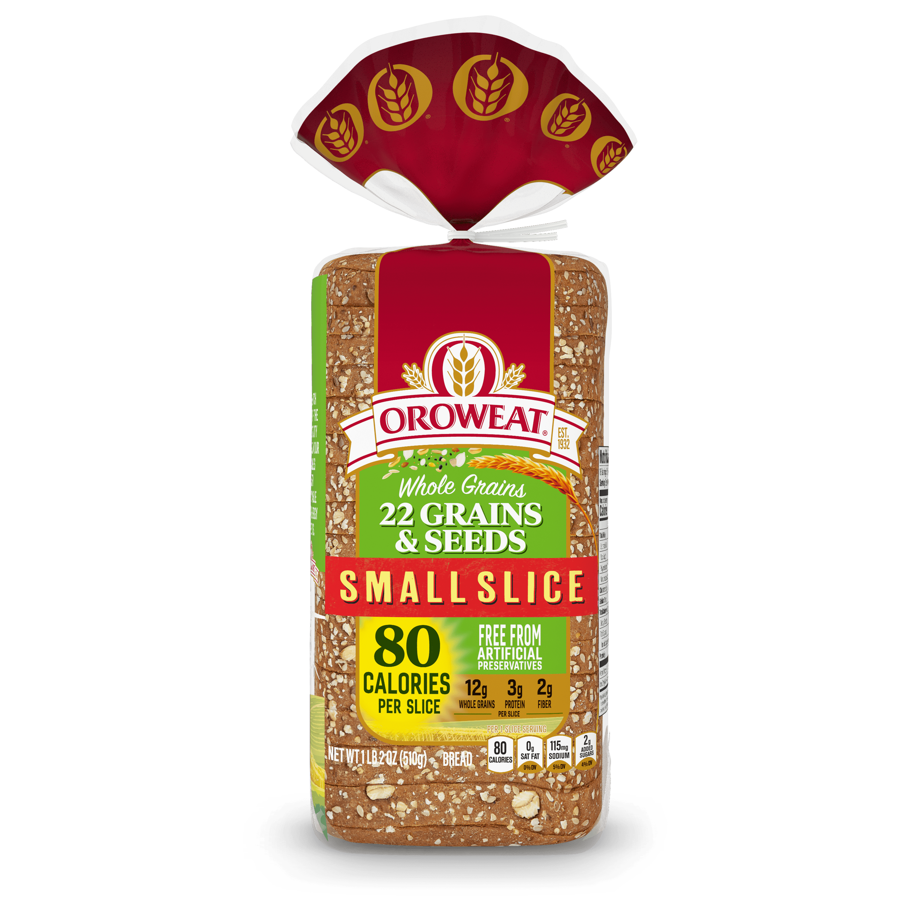 Oroweat 22 Grains & Seeds Small Slice