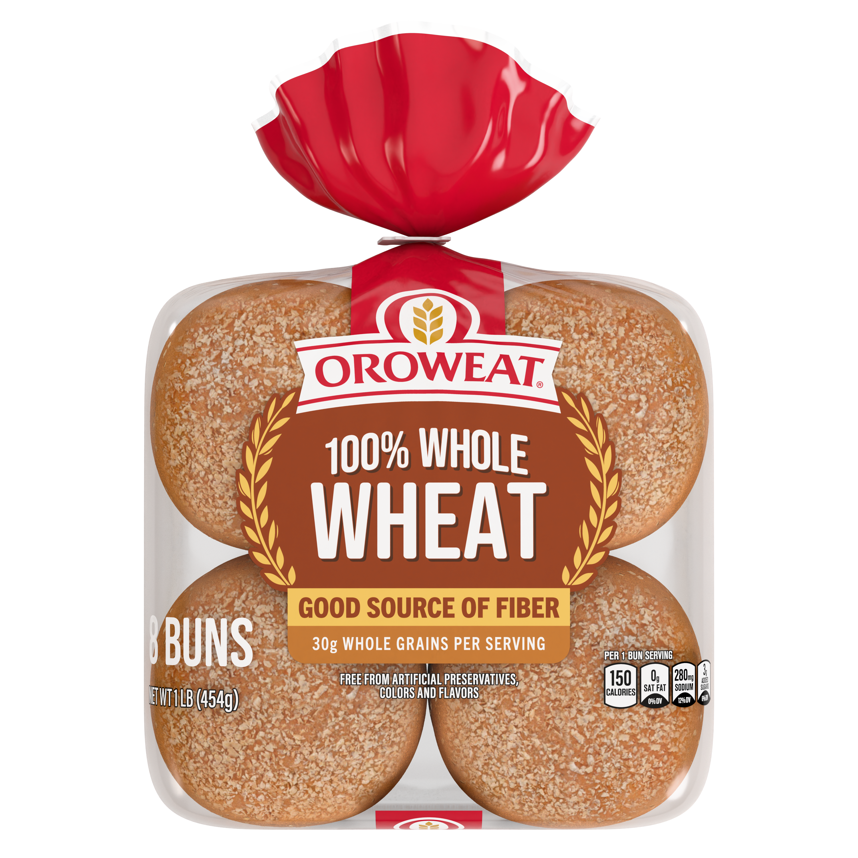 Oroweat 100% Whole Wheat buns