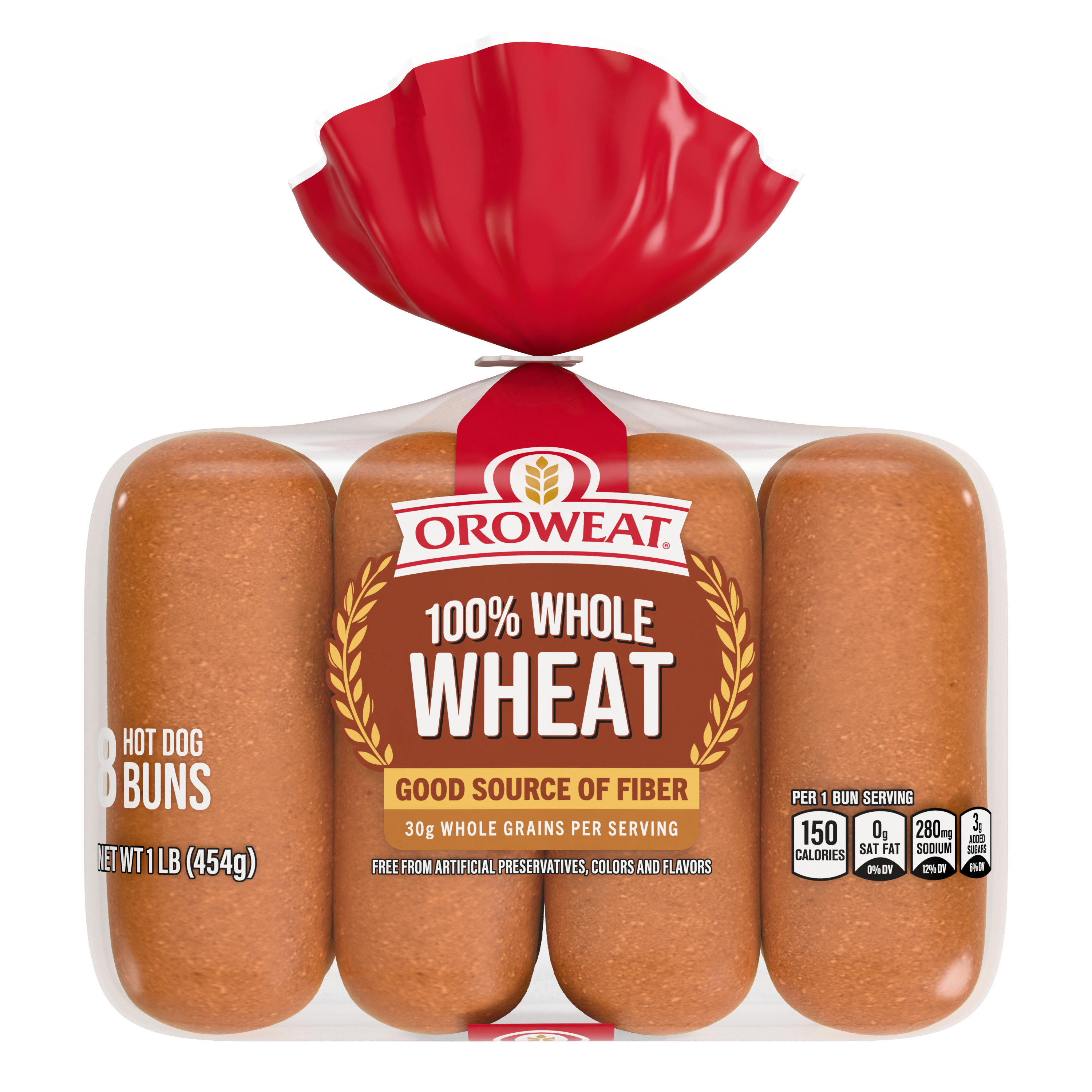 Oroweat 100% Whole Wheat Buns