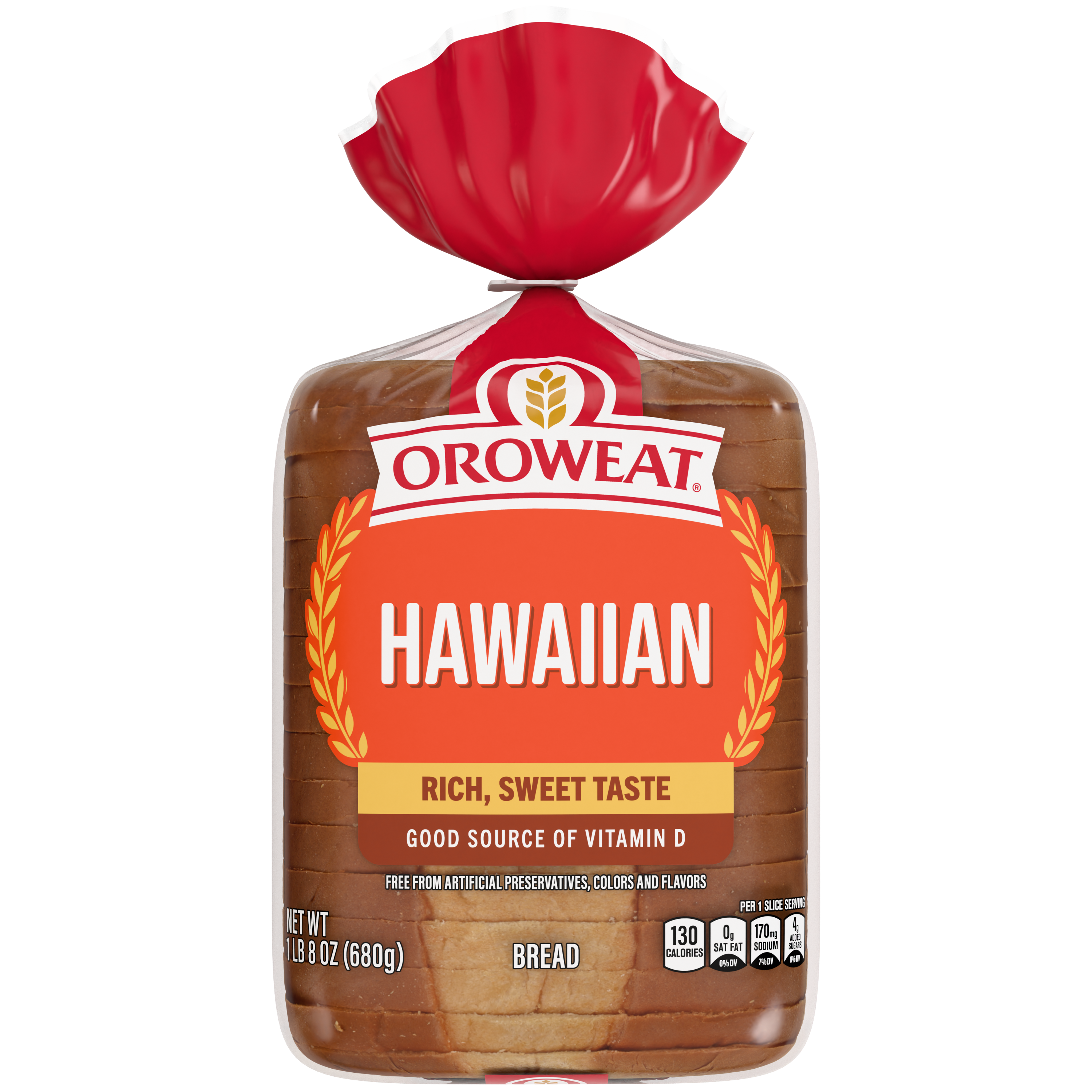 Oroweat Hawaiian bread
