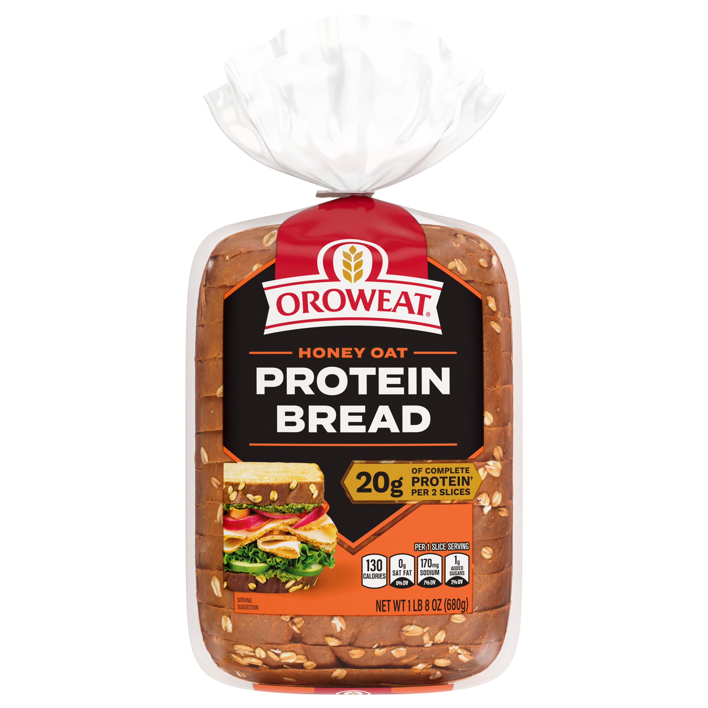 oroweat honey oat protein loaf