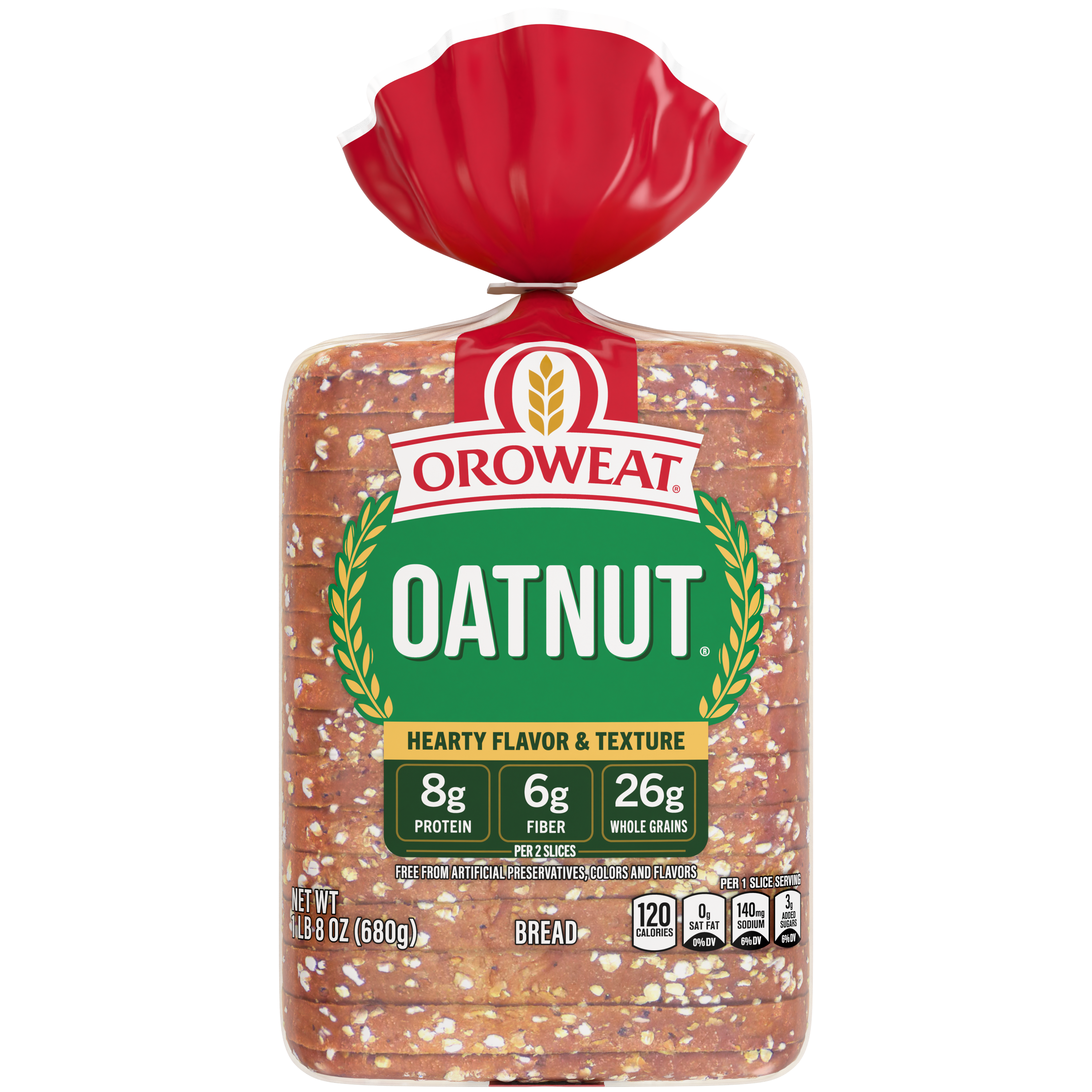 Oroweat Oatnut bread