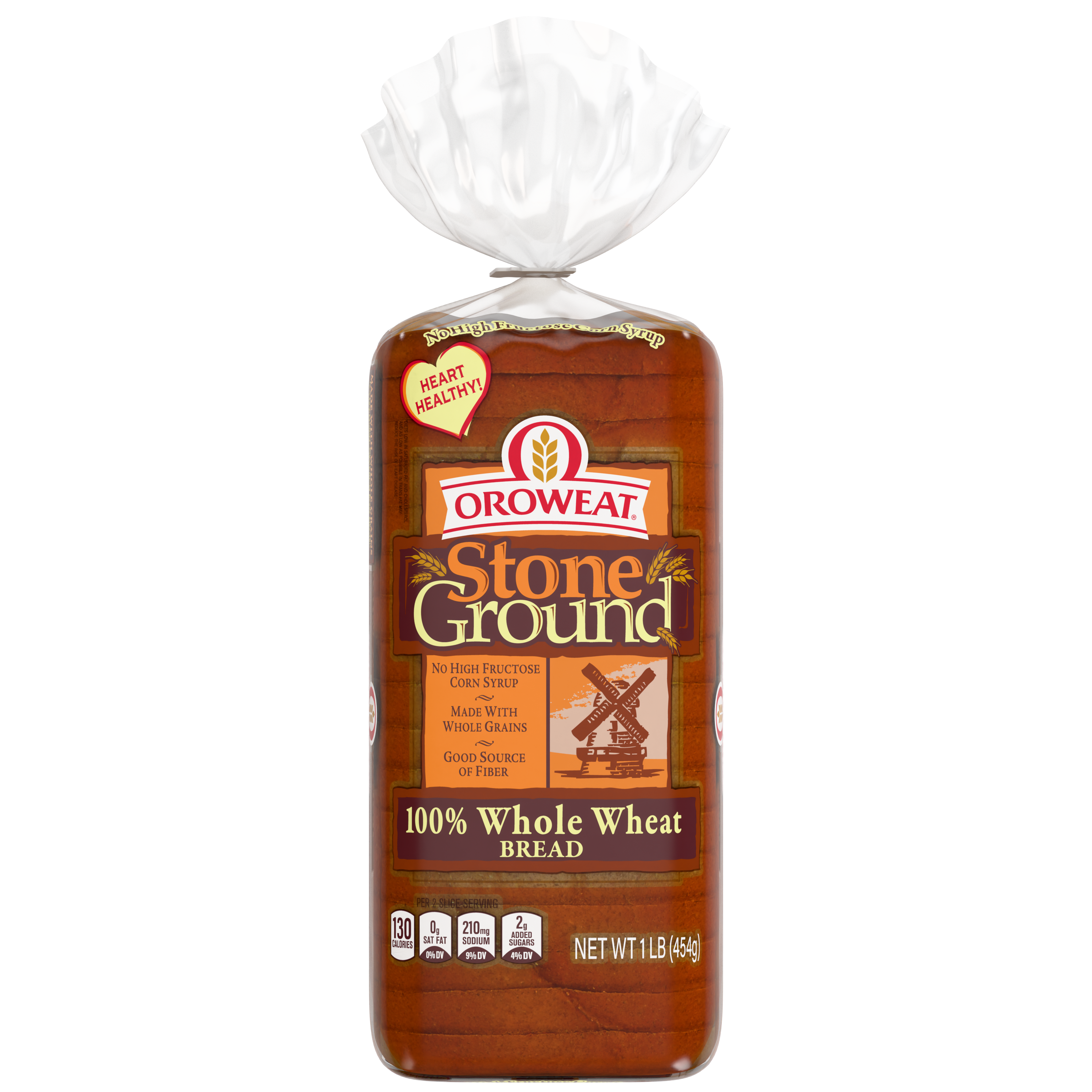 Oroweat 100% Stone Ground Whole Wheat loaf