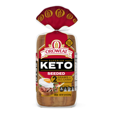 Oroweat Keto Seeded Pack Shot