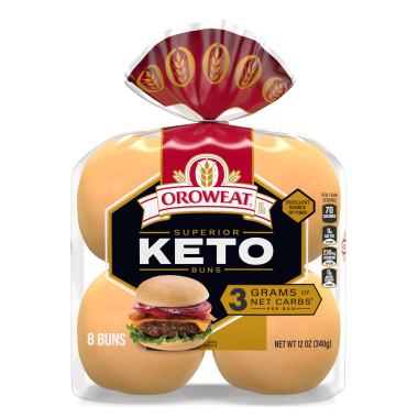 Oroweat Keto Hamburger Pack Shot