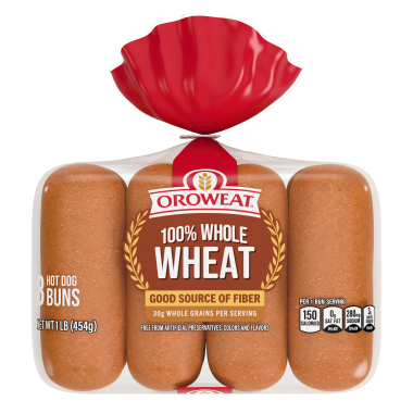 Oroweat 100% Whole Wheat Buns