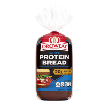 protein white loaf of bread