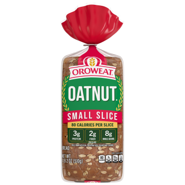 Oroweat Oatnut Small Slice bread loaf